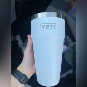 YETI Stainless Steel White Tumbler